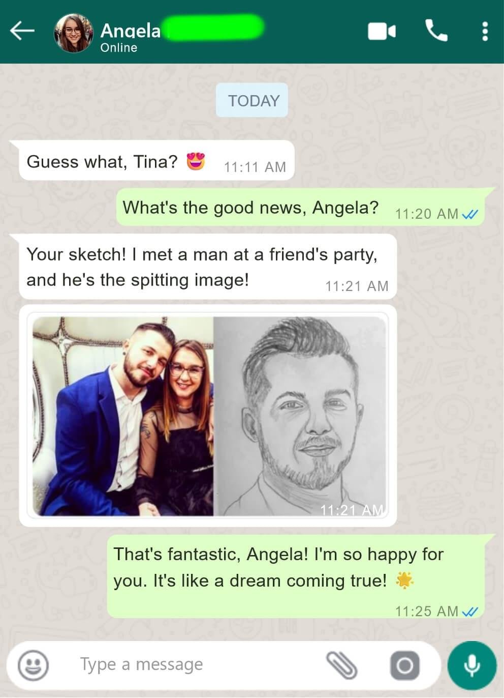 tina aldea™ soulmate sketch-customer-review-2